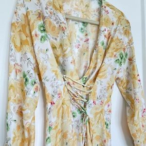 ZARA floral mini dress